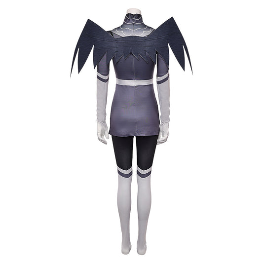 Hazbin Hotel 2(2025) Vaggie Tenue Grise Cosplay Costume