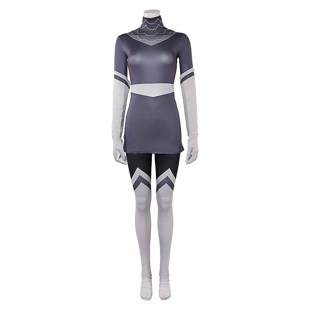 Hazbin Hotel 2(2025) Vaggie Tenue Grise Cosplay Costume