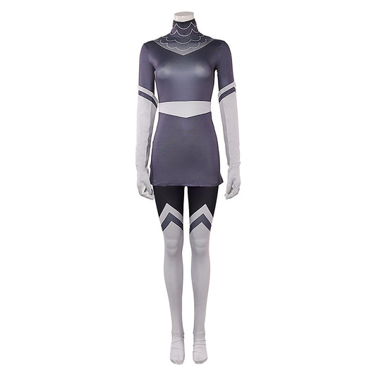 Hazbin Hotel 2(2025) Vaggie Tenue Grise Cosplay Costume