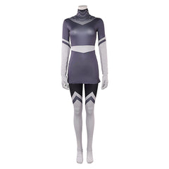 Hazbin Hotel 2(2025) Vaggie Tenue Grise Cosplay Costume
