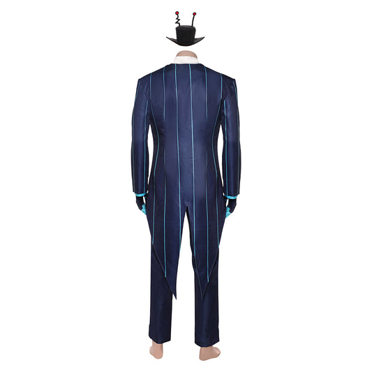 Hazbin Hotel 2‎(2025) Vox Tenue Imprimée Bleue Cosplay Costume