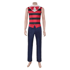 Hazbin Hotel 2‎(2025) Vox Tenue Imprimée Bleue Cosplay Costume