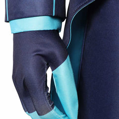 Hazbin Hotel 2‎(2025) Vox Tenue Imprimée Bleue Cosplay Costume