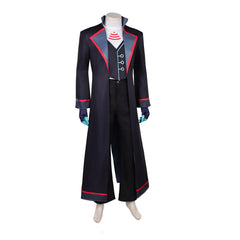 Hazbin Hotel Saison 2‎(2025) Vox Trench Long Noir Cosplay Costume