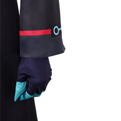 Hazbin Hotel Saison 2‎(2025) Vox Trench Long Noir Cosplay Costume