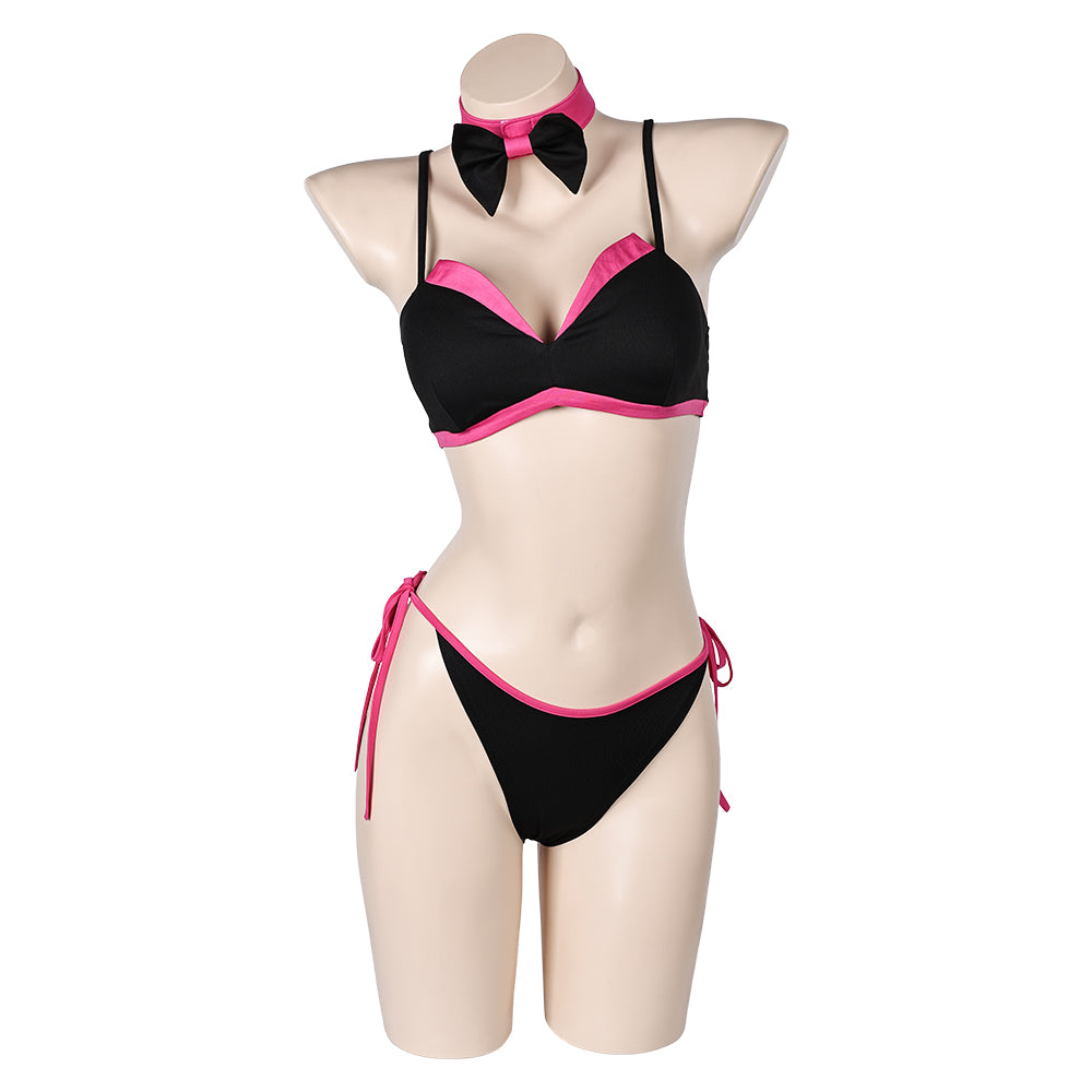 Hazbin Hotel(2024) Angel Dust Maillot de Bain Bikini Cosplay Costume Design Original