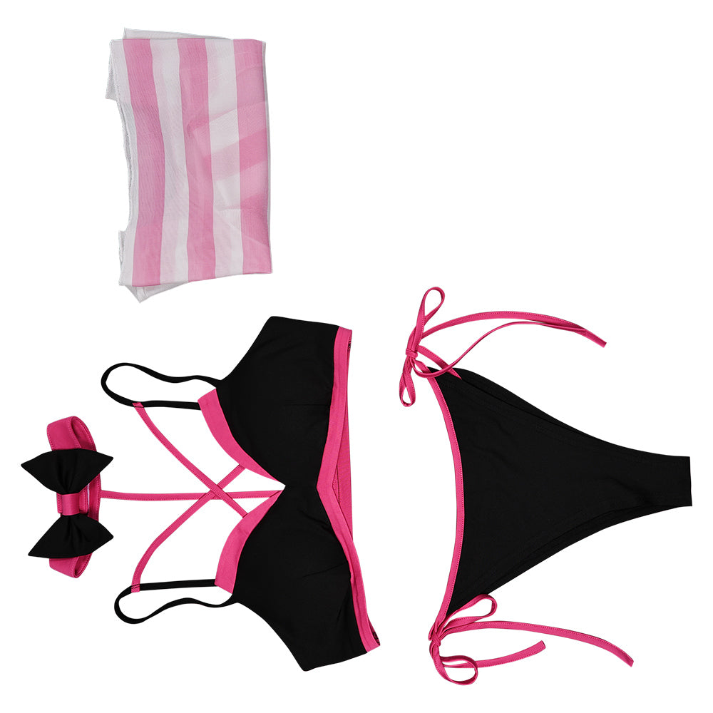 Hazbin Hotel(2024) Angel Dust Maillot de Bain Bikini Cosplay Costume Design Original