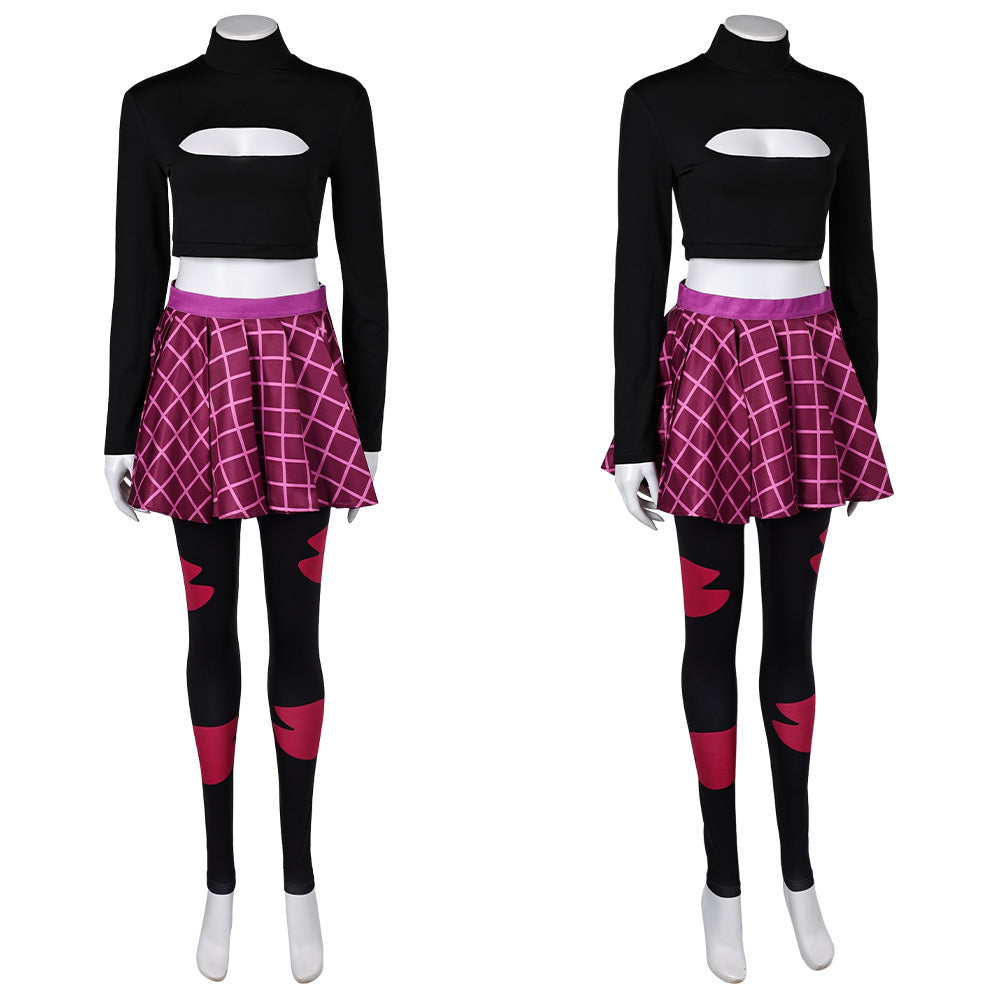 Hazbin Hotel(2024) Sallie May Tenue Noire Cosplay Costume