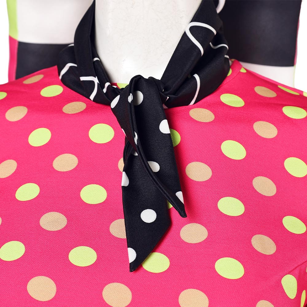 Helluva Boss 2 Fizzarolli Tenue Rouge à Pois Cosplay Costume