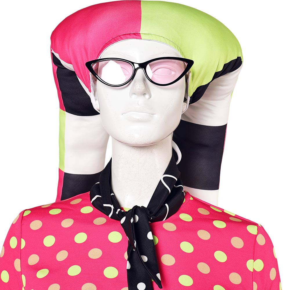Helluva Boss 2 Fizzarolli Tenue Rouge à Pois Cosplay Costume