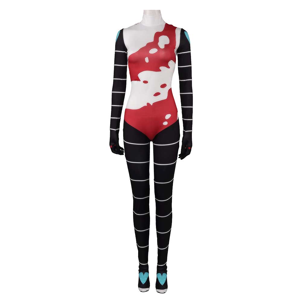 Helluva Boss Fizzarolli Combinaison Rouge Cosplay Costume