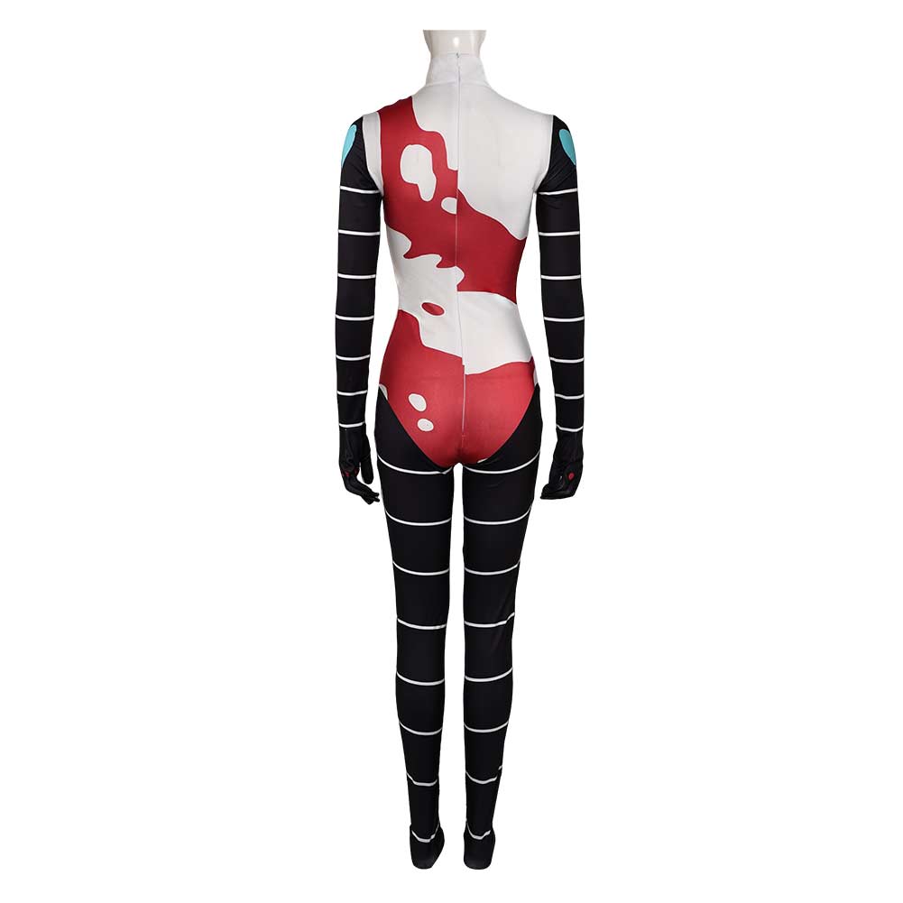 Helluva Boss Fizzarolli Combinaison Rouge Cosplay Costume