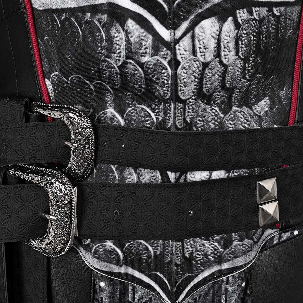 House of The Dragon Daemon Targaryen Combattant Tenue Noire Cosplay Costume