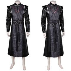 House of The Dragon Daemon Targaryen Tenue Noire Cosplay Costume