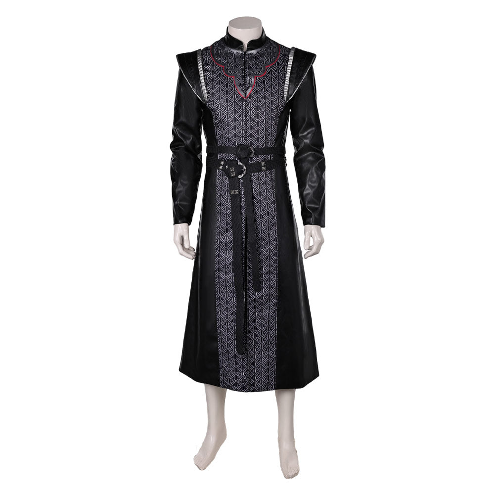 House of The Dragon Daemon Targaryen Tenue Noire Cosplay Costume