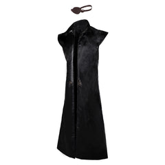 House of The Dragon Prince Aemond Targaryen Cape+Masque pour Les Yeux Cosplay Costume