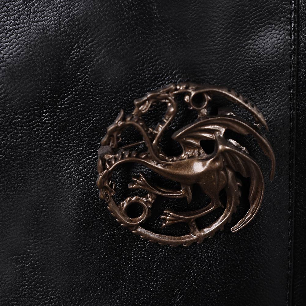 House of The Dragon Prince Aemond Targaryen Cape+Masque pour Les Yeux Cosplay Costume