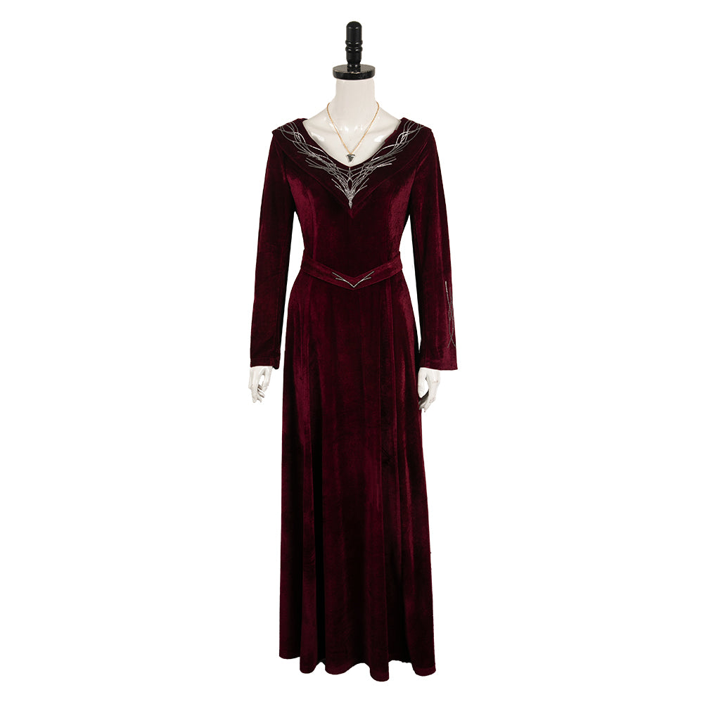 House of The Dragon Rhaenyra Targaryen Robe Rouge Cosplay Costume