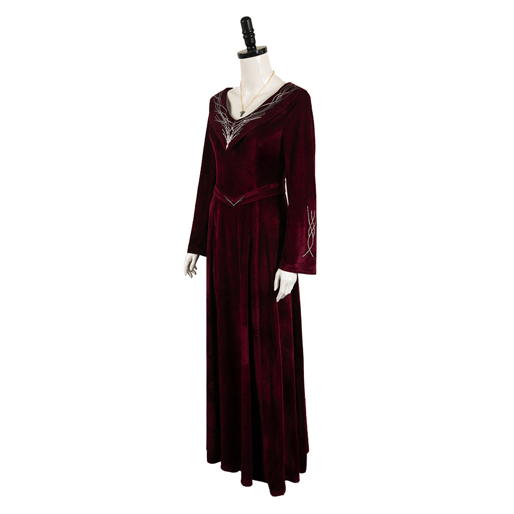 House of The Dragon Rhaenyra Targaryen Robe Rouge Cosplay Costume