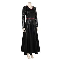 House of The Dragon Rhaenys Targaryen Tenue Noire Sans Cape Cosplay Costume