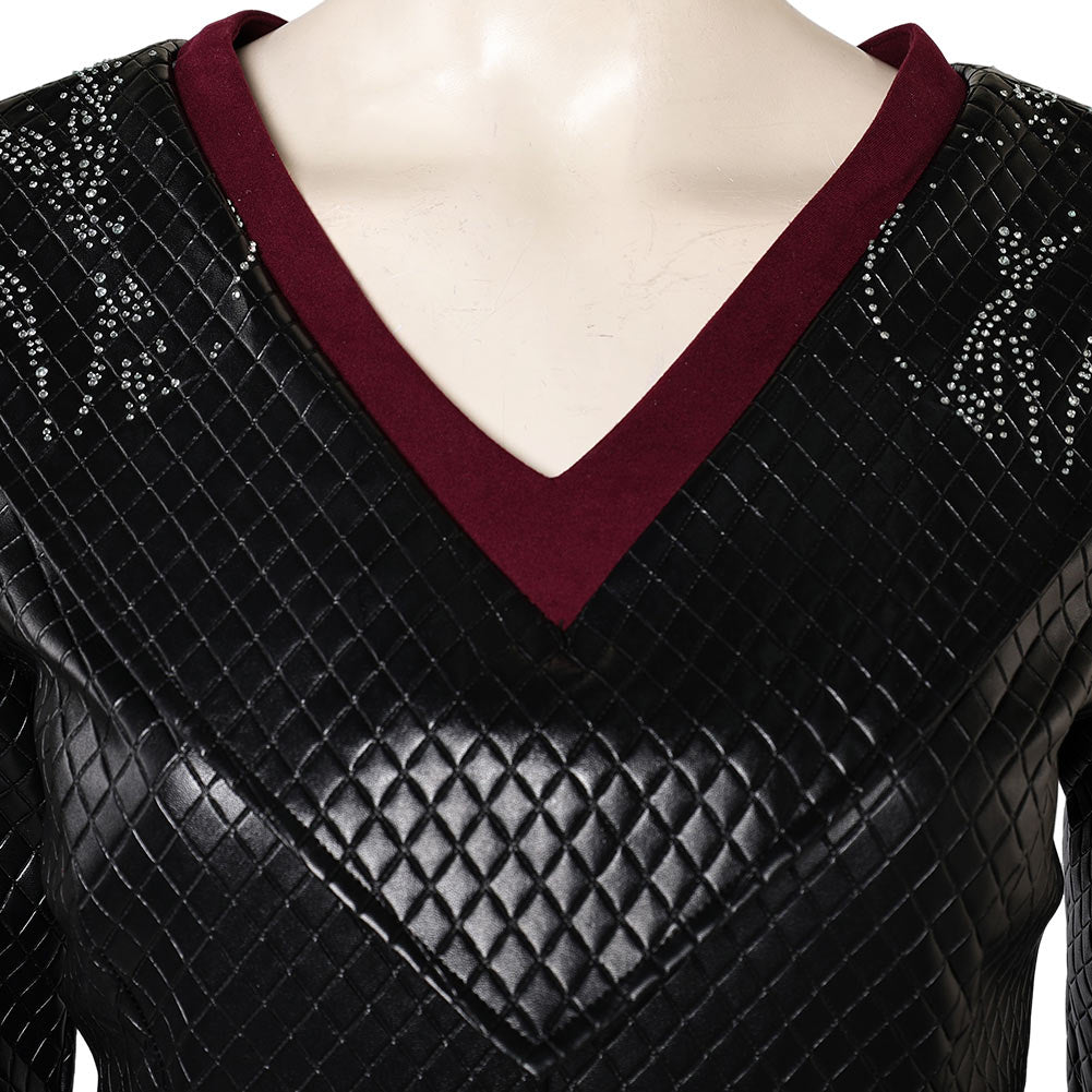 House of The Dragon Rhaenys Targaryen Tenue Noire Sans Cape Cosplay Costume