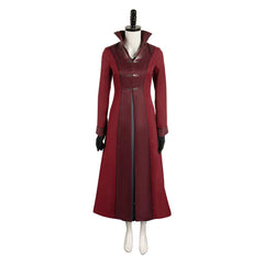 House of The Dragon Saison 2 Rhaenyra Targaryen Robe Rouge Vintage Cosplay Costume Médiéval