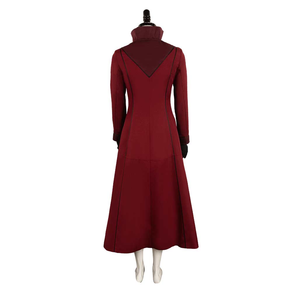 House of The Dragon Saison 2 Rhaenyra Targaryen Robe Rouge Vintage Cosplay Costume Médiéval