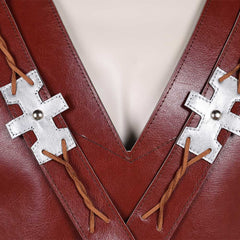 How to Train Your Dragon(2025) Hiccup Gilet Marron Cosplay Costume