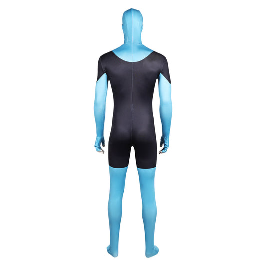 Invincible Saison 3(2025) Mark Grayson Combinaison Noire et Bleue Cosplay Costume