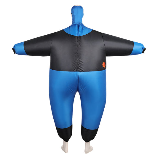 Invincible Saison 3(2025) Mark Grayson Gonflable Combinaison Noire et Bleue Cosplay Costume