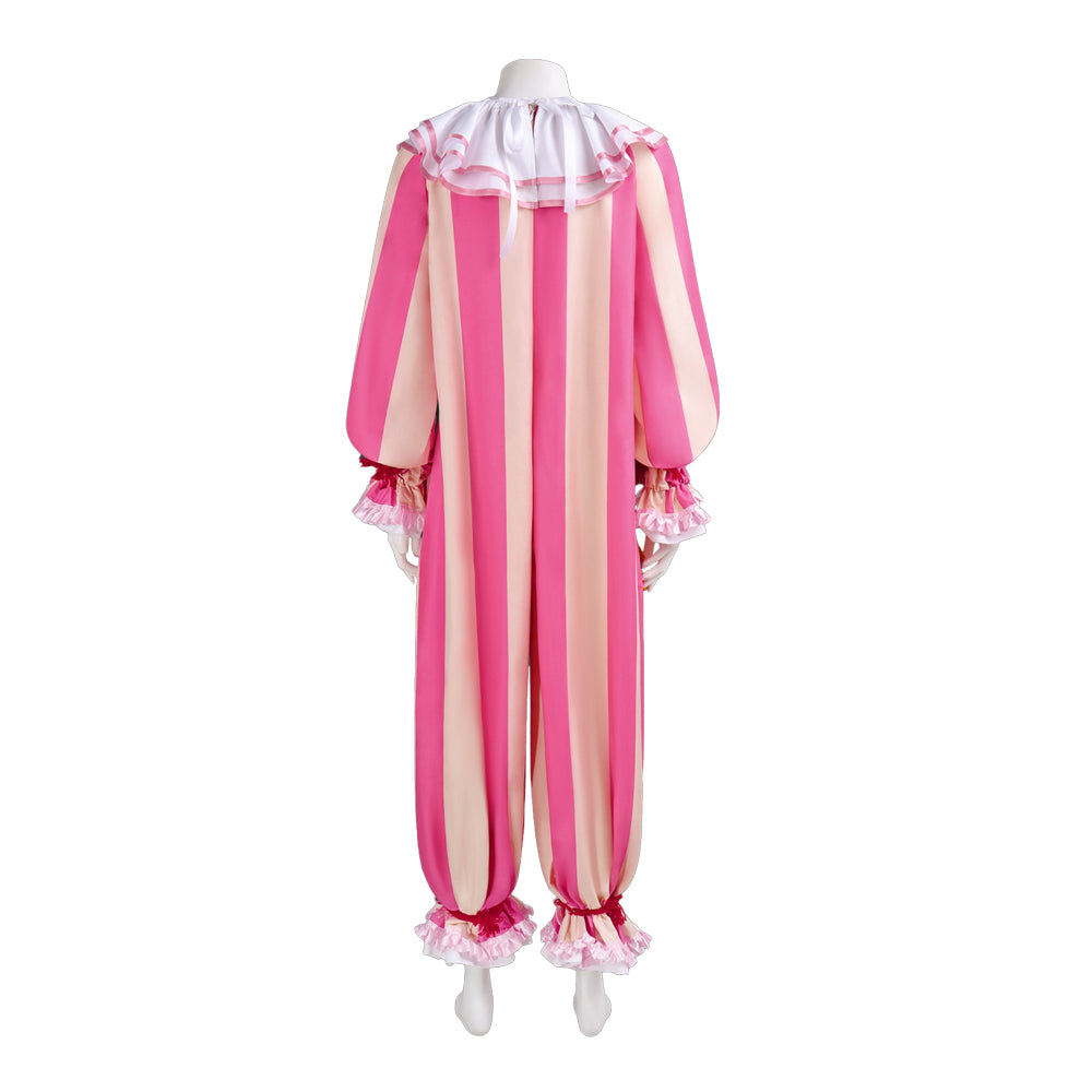 IT: Bienvenue à Derry Saison 1 Pennywise Combinaison Rose Cosplay Costume