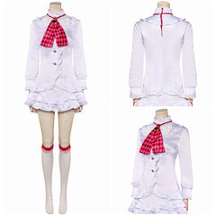 Jeu Tekken Lili Tenue Blanche Cosplay Costume