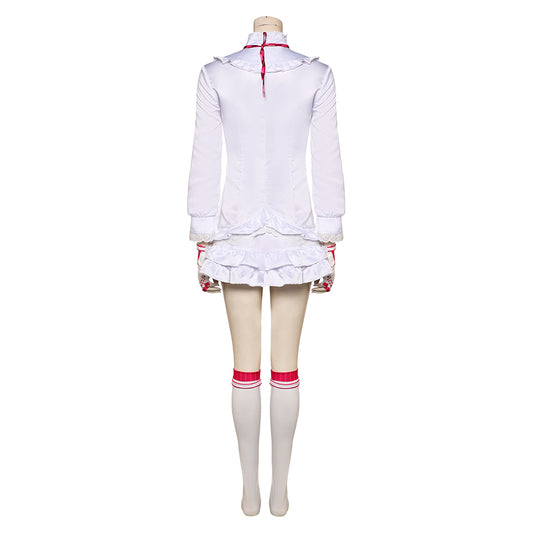 Jeu Tekken Lili Tenue Blanche Cosplay Costume