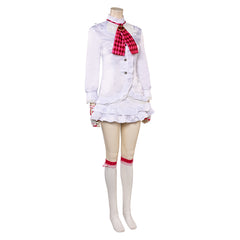 Jeu Tekken Lili Tenue Blanche Cosplay Costume