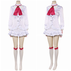 Jeu Tekken Lili Tenue Blanche Cosplay Costume