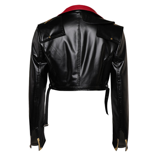 Adulte Arcane: League of Legends Saison 2(2024) Powder/Jinx Veste Noire Cosplay Costume