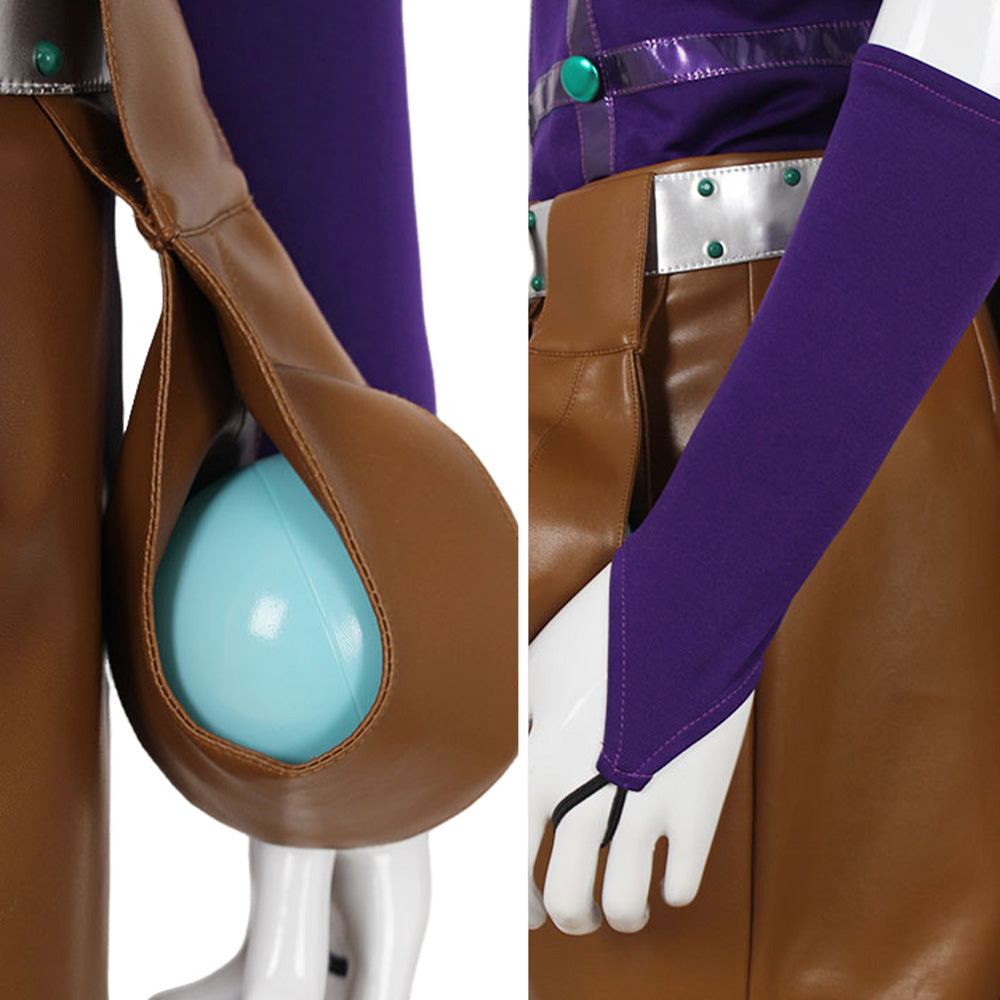 JJBA Gyro Zeppeli Tenue Violette et Brune Cosplay Costume