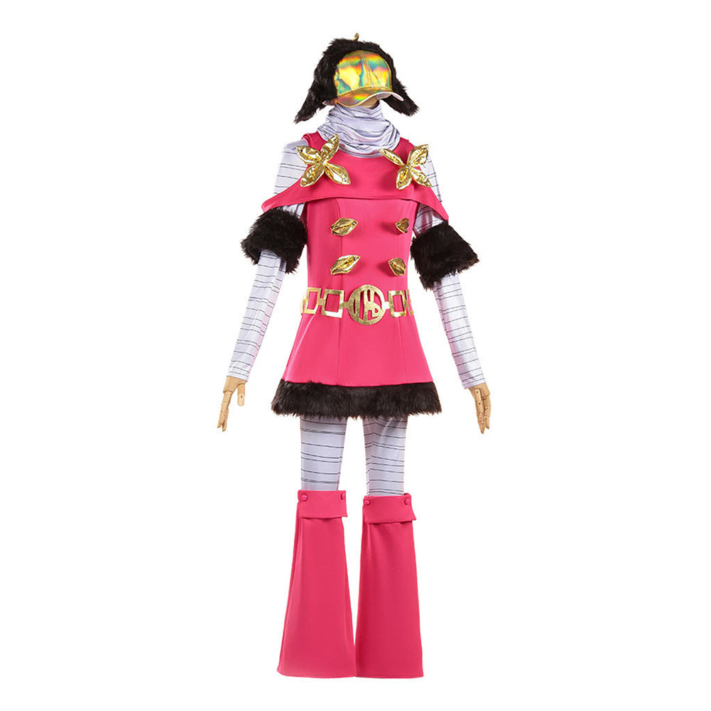 JJBA Hot Pants Tenue Rouge Cosplay Costume