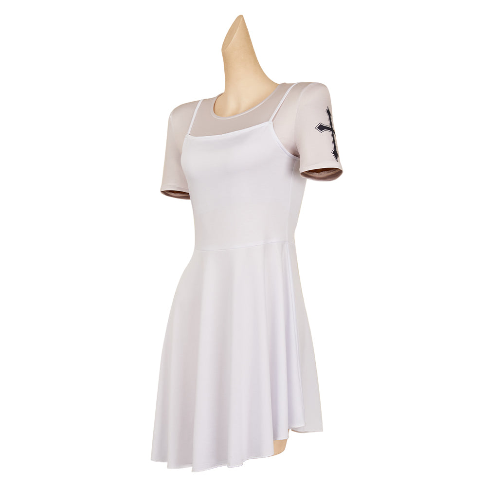 John Wick 5(2025) Rooney The Ballerina Robe Blanche Cosplay Costume
