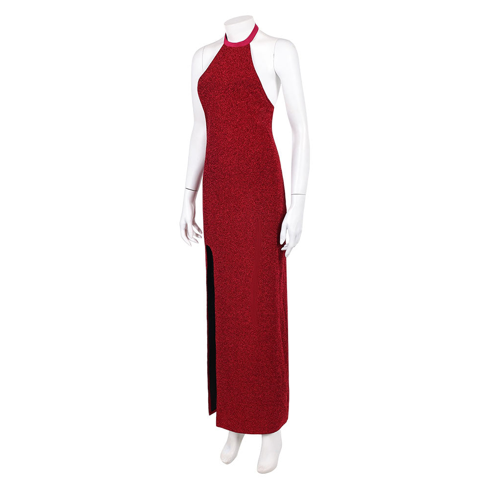 John Wick 5(2025) Rooney The Ballerina Robe Rouge Cosplay Costume