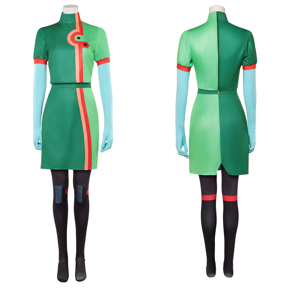 Knights of Guinevere(2025) Andi Tenue Verte Cosplay Costume