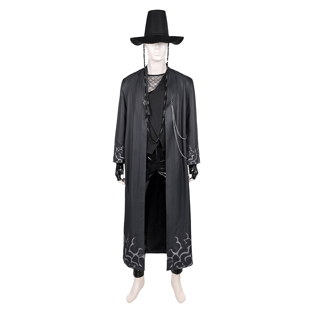 KPop Demon Hunters(2025) Abby Saja Tenue Noire Cosplay Costume