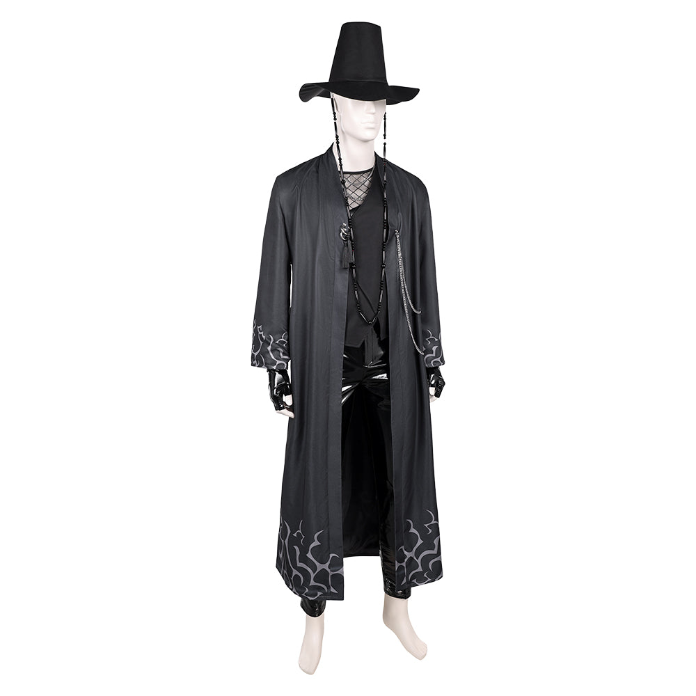 KPop Demon Hunters(2025) Abby Saja Tenue Noire Cosplay Costume