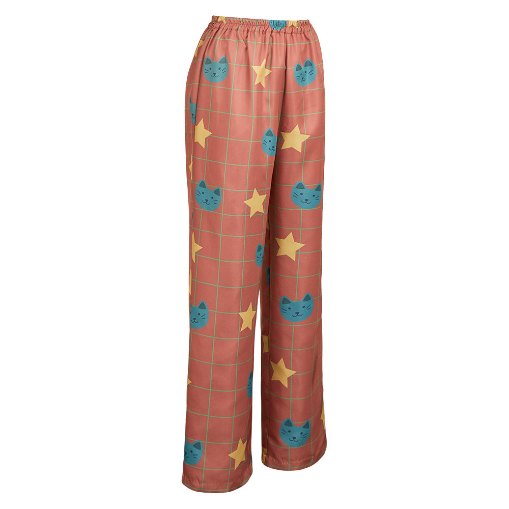 KPop Demon Hunters(2025) Huntrix Rumi Pantalon de Pyjama Orange Cosplay Costume