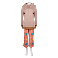 KPop Demon Hunters(2025) Huntrix Rumi Pyjama Orange Cosplay Costume