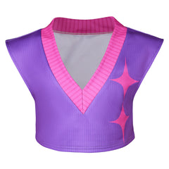 Kpop Demon Hunters(2025) Mystery Saja Gilet Violet Cosplay Costume
