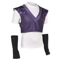 Kpop Demon Hunters(2025) Mystery Saja Gilet Violet Haut Blanc Cosplay Costume