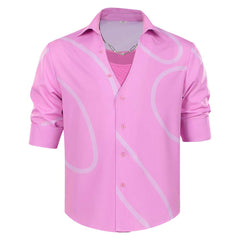 Kpop Demon Hunters(2025) Romance Chemise+Haut Rose Cosplay Costume