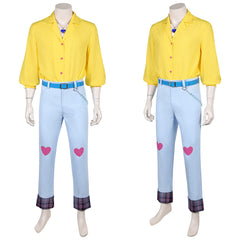 Kpop Demon Hunters(2025) Romance Saja Tenue de Chemise Jaune Cosplay Costume