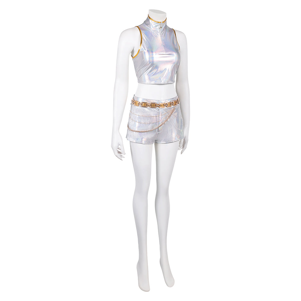 KPop Demon Hunters(2025) Rumi Tenue Blanche de Scène Cosplay Costume